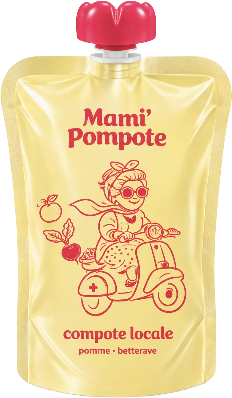 Gourde Mami'Pompote pomme et betterave — bientôt disponible
